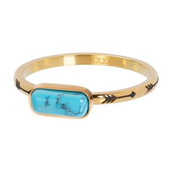 iXXXi Füllring FESTIVAL TURQUOISE gold - 2 mm