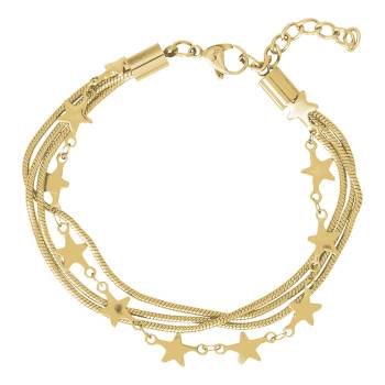 iXXXi Armband SNAKE AND STAR gold