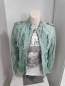 Preview: BLUE MONKEY Lederjacke türkisgrün Größe XL