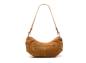 Preview: CHABO Handtasche SUEDE BOBBY BANANA light cognac