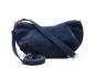 Preview: CHABO Handtasche SUEDE BOBBY BANANA navy blue