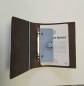 Preview: LUCA KAYZ Memo-Kalender DIN A6 Calvados silber Band blau