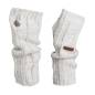 Preview: KNIT FACTORY Handstulpen NICA beige
