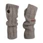 Preview: KNIT FACTORY Handstulpen NICA marron