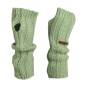 Preview: KNIT FACTORY Handstulpen NICA sage green