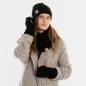 Preview: KNIT FACTORY Handstulpen NICA schwarz