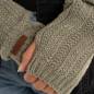 Preview: KNIT FACTORY Handstulpen NICA urban green