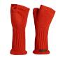 Preview: KNIT FACTORY Handstulpen CLEO grenadine red