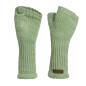 Preview: KNIT FACTORY Handstulpen CLEO sage green