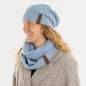 Preview: KNIT FACTORY Beanie COCO crystal blue