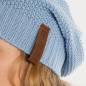 Preview: KNIT FACTORY Beanie COCO crystal blue