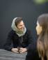 Preview: KNIT FACTORY Kapuzenschal EVY anthrazit