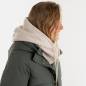 Preview: KNIT FACTORY Kapuzenschal EVY beige