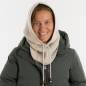 Preview: KNIT FACTORY Kapuzenschal EVY beige
