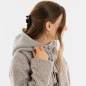 Preview: KNIT FACTORY Kapuzenschal EVY grau