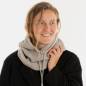 Preview: KNIT FACTORY Kapuzenschal EVY iced clay