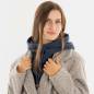 Preview: KNIT FACTORY Kapuzenschal EVY jeans