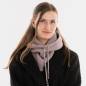 Preview: KNIT FACTORY Kapuzenschal EVY mauve