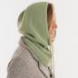 Preview: KNIT FACTORY Kapuzenschal EVY sage green