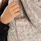 Preview: KNIT FACTORY Dreieckschal LEA beige iced clay