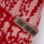 Preview: KNIT FACTORY Dreieckschal LEA bright red blossom pink