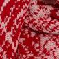 Preview: KNIT FACTORY Dreieckschal LEA bright red blossom pink