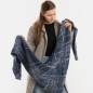 Preview: KNIT FACTORY Dreieckschal LEA jeans indigo