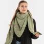 Preview: KNIT FACTORY Dreieckschal LEA urban green sage green