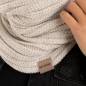 Preview: KNIT FACTORY Loop Schal NICA beige