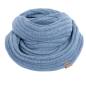 Preview: KNIT FACTORY Loop Schal NICA crystal blue