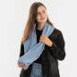Preview: KNIT FACTORY Loop Schal NICA crystal blue