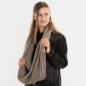 Preview: KNIT FACTORY Loop Schal NICA marron