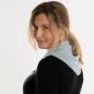 Preview: KNIT FACTORY Mini Dreiecksschal YUNA celeste