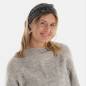 Preview: KNIT FACTORY Mini Schal SANA anthrazit
