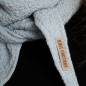 Preview: KNIT FACTORY Mini Schal SANA dunkelbraun