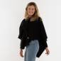 Preview: KNIT FACTORY WICKELWESTE LINA schwarz