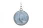 Preview: QOSS Anhänger SYLVIA Ø 3,5 cm eisblau
