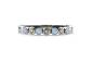Preview: QOSS Armband JOSE vintage schwarz himmelblau