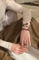 Preview: QOSS Armband YVONNE silber Bronzit
