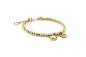 Preview: QOSS Armband ZOEY gold creme mit Herz