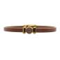 Preview: QOSS Armband ISABEL gold braun chocolate