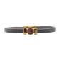 Preview: QOSS Armband ISABEL gold vintage schwarz burgundy