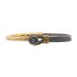 Preview: QOSS Armband COCO gold vintage schwarz jeansblau