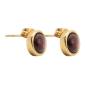Preview: QOSS Ohrringe LU gold burgundy