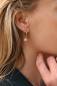 Preview: QOSS Ohrringe Creole MARA burgundy