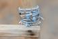 Preview: QOSS Armband NADINE silber creme