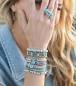 Preview: QOSS Armband SUZANNE silber terra Serie