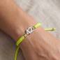 Preview: SAILBRACE Armband 42K NEON YELLOW BRAIDED