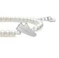 Preview: SAILBRACE Armband PEARL SILVER RUNNER CHAIN