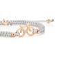 Preview: SAILBRACE Armband ROSÉ BIKE GREY BRAIDED